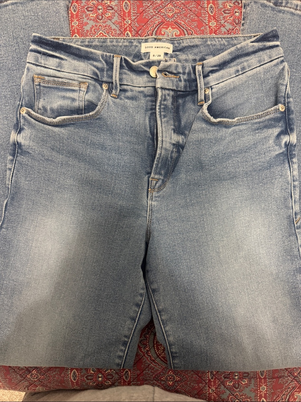 Good American Light Blue High-Rise Jeans